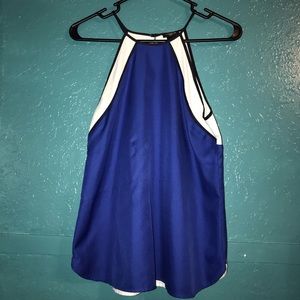 Cobalt blue halter top